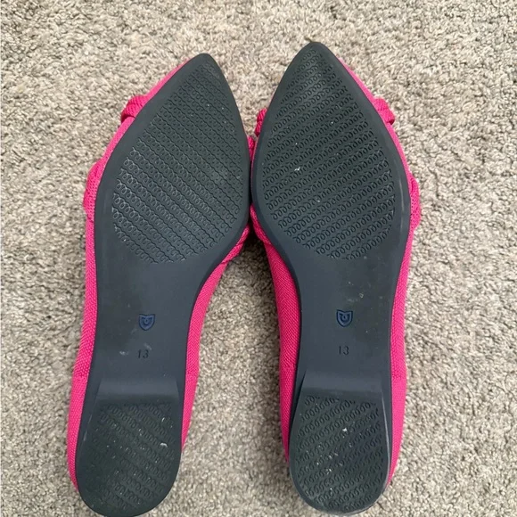 Rothy's Pink Pointed Knot Ballet Flats - Picture 3 of 3